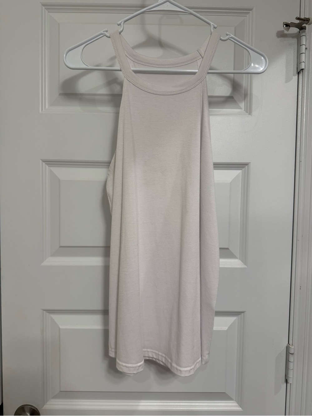 Classic High-Neck Tank - White